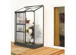 Anlehngewächshaus VITAVIA "Osiris 900", schwarz, B:131cm T:69cm, Gewächshäuser, Anlehngewächshaus