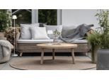 LED Außen-Stehlampe REALITY LEUCHTEN "SUAREZ", weiß (weiß matt), H:123cm Ø:13,5cm, Leuchten, LED Außen-Stehlampe, Outdoor Akku Stehleuchte 123 cm, Touch-Dimmer, USB-C Anschluss, IP44
