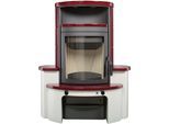 Kaminofen HARK "»Avenso ECOplus«", rot (titanfarben), Kaminöfen, Kaminofen, mit EcoPlus Filter