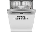 MIELE teilintegrierbarer Geschirrspüler "G 5817 i XXL Active Plus", Energieeffizienz: A, silber (edelstahl cleansteel), B:59,8cm H:84,5cm T:57cm, Geschirrspüler, teilintegrierbarer Geschirrspüler