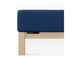 Bettlaken SCHLAFGUT "Frottex Spannbettlaken", blau (blau deep), L:200cm, Frottee, Obermaterial: 75% Baumwolle, 25% Polyester, Bettlaken, Bettlaken, MADE IN GREEN by OEKO-TEX