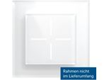 HOMEMATIC IP Smarter Lichtschalter "Glastaster", weiß, B:12,5cm H:5cm T:12,5cm, Smart-Home-Stationen, Smarter Lichtschalter