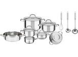 Topf-Set GSW "Montreal", silber (silberfarben), Töpfe, Topf-Set, Induktion