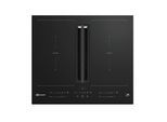 BAUKNECHT Kochfeld mit Dunstabzug "BVH60FFB01", Energieeffizienz: A, schwarz, B:60cm T:52cm, Kochfelder, Induktionskochfeld mit Dunstabzug, Flexzone und Schnellaufheizung, Kochfeld mit Dunstabzug