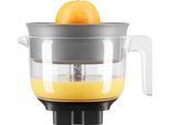 KITCHENAID Zitruspressenaufsatz "5KSB1CPA", grau (transparent, grau), B:23,62cm H:18,5cm T:18,29cm, Küchenmaschinen-Aufsätze, Zitruspressenaufsatz