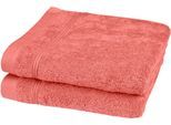 Handtücher ROSS "Rubin", rot (rosenholz), B:50cm L:100cm, Frottier, Baumwolle, Handtücher, Handtücher, 100% Baumwolle