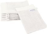 Waschhandschuh TOM TAILOR HOME "Waschhandschuh COLOR BATH", weiß (crisp weiß), B:16cm L:21cm, Frottier, Frottier, Handtücher, Waschhandschuh