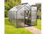Gewächshaus VITAVIA "EOS 6000", grün (smaragdgrün), B:198cm T:304cm, Gewächshäuser, Gewächshaus