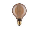 PAULMANN LED-Leuchtmittel "G95 Inner Glow ring 230lm gold 1800K", gold (goldfarben), L:14,5cm Ø:9,5cm, Leuchtmittel, LED-Leuchtmittel