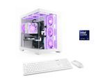 CSL PC "Vitrum Advanced V24535", weiß, Microsoft Windows 11 Home (64 Bit), 16 GB RAM 500 GB SSD, Desktop-PCs, PC