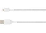 BELKIN USB-Kabel "Lightning Lade/Sync Kabel ummantelt mfi 1m", weiß, 100cmcm, Kabel, USB-Kabel