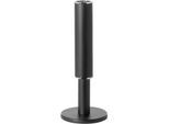 Kerzenleuchter FINK "RITMO", silber (schwarz, silberfarben), H:23,7cm, Aluminium, Kerzenhalter, Kerzenleuchter, Stabkerzenhalter aus Aluminium
