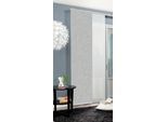 Schiebegardine HOME WOHNIDEEN "PIVE" Gr. 1, silber (silberfarben), B:60cm H:245cm, Polyester, Gardinen, Schiebegardine, Schiebegardine PIVE digitalbedruckt