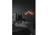 LED Fensterleuchter KONSTSMIDE "Weihnachtsdeko", schwarz, B:45cm H:54cm L:45cm T:13cm, Leuchten, LED Fensterleuchter, LED Metallleuchter, schwarz, 5 runde Globes, 10 bernsteinfb. Dioden
