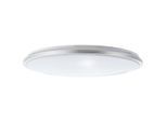 BRILLIANT Deckenleuchte "Jamil", weiß (weiß, silber), 1, Ø 48cm H: 7,7cm, 1 Stk., Leuchten, LED Wand- und Deckenlampe 48cm weiß/silber, Deckenleuchte