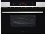 AMICA Backofen mit Mikrowelle "EBC 841 600 E", silber (silberfarben), B:59,5cm H:45,4cm T:56,85cm, Backöfen, Platzsparender Komfort für schnelles und vielseitiges Kochen, Backofen mit Mikrowelle