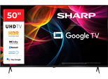 SHARP LED-Fernseher "4T-C50HLx", Energieeffizienz: F, schwarz, 50 ″, Fernseher, LED-Fernseher