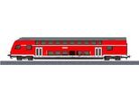Personenwagen MÄRKLIN "Märklin Start up - Doppelstock-Steuerwagen 2. Klasse - 40402", rot, Modelleisenbahn-Fahrzeuge, KinderB:3,5cm H:6cm L:27,3cm, Kunststoff, Metall, Personenwagen, Made in Europe, B:3,5cm H:6cm L:27,3cm