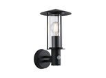 Außen-Wandleuchte PAULMANN "Classic IP44 173mmmax. 15W 230V Dunkelgrau Metall, Glas", grau (dunkelgrau), H:32,7cm T:21cm Ø:17,3cm, Leuchten, Außen-Wandleuchte, Bewegungsmelder