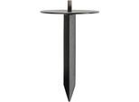 Bodenanker EVOTEC "PAUL", grau (schwarz, anthrazit), B:10cm T:10cm, Metall, Bodenanker, Bodenanker, Erdspieß - Ideal für unebenes Gelände