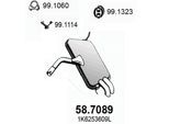 ASSO Endschalldämpfer 587089 für VW