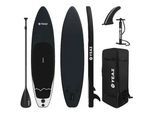 Inflatable SUP-Board YEAZ "SUP Board und Kit NALU - EXOTRACE PRO - SET", schwarz, Wassersportboards