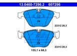 ATE Bremsensatz, Scheibenbremse ijzjsgifr6 Vorderachse belüftet 324mm 30mm für BMW