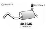 ASSO Endschalldämpfer 40.7035 für RENAULT 7700824707 7700425696 7700426204