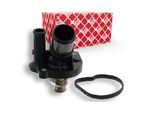 FEBI BILSTEIN Thermostat, Kühlmittel 100232 mit Dichtung für FORD USA MAZDA 3M4G-8575-AE 1475495 L328-15-170B