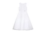 Partykleid DANAMADE "DANAMADE Dresses DLEWE", Mädchen, Gr. 134, EURO, weiß, Obermaterial: 100% Polyester. Futter: 100% Polyester, Kleider Partykleid