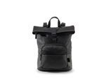 TOM TAILOR Damen TTVIENE M Rucksack mit Materialmix, schwarz, Uni, Gr. ONESIZE