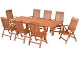 Garten-Essgruppe MERXX "Commodoro", beige (natur), Sitzmöbel-Sets, Garten-Essgruppe