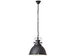 BRILLIANT Pendelleuchte "Jesper", schwarz, 1, Ø 38cm H: 133cm, 1 Stk., Leuchten, Hängelampe 38cm, Pendelleuchte
