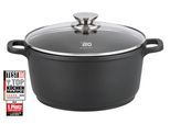 Kochtopf ELO "Alucast", schwarz, H:11,5cm Ø:24cm, Töpfe, Kochtopf, Induktion