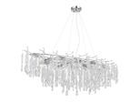 Globo , Klar, Silberfarben, Transparent , Metall, Kunststoff, Glas , 60x120x150 cm , CE , beliebig kürzbar ,