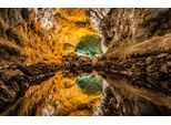 Fototapete PAPERMOON "Höhle mit Wasser", bunt, B:3m L:2,23m, Vlies, Tapeten