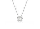 Kette mit Anhänger SWAROVSKI "Schmuck Geschenk 2026 CAPSULE Halskette", metallfarben, kristallweiß, weiß, Halsketten, Damen, Metall Perlen, Metall, Perlen, mit Swarovski Kristall - mit Swarovski Perle