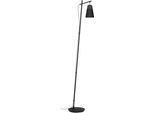 EGLO Stehlampe "CANTERRAS", schwarz, H: 178,5cm, 1 Stk., Leuchten, Stehleuchte in schwarz aus Stahl - exkl. E27 - 1X40W, Stehlampe