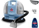 BISSELL Wasch-Sauger "SpotClean Mini Select, leicht & klein, starke Saugleistung, Dual-Tank", blau (hellblau), B:25cm H:30,8cm T:34cm, Mehrzwecksauger, 12.5kPa, reinigt Flecken auf Teppich, Polster, Autositz, Wasch-Sauger
