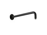 Herzbach Deep Black Wandarm 23.960420.1.12 420 mm, für Regenbrause, schwarz matt