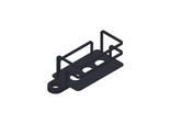 Giese Optisign Duschkorb 30784-14 Montage an Brausestange rechts, schwarz matt