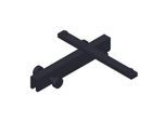 Giese Sky Hakenleisten 31949-14 schwenkbar, mit 4 Haken, schwarz matt