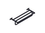 Giese Gifix Tono Badetuchablage 39278-14 mit Badetuchhalter, schwarz matt