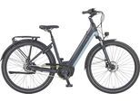 E-Bike PROPHETE "Geniesser 4.0" Gr. 48, schwarz (schwarz, grau, schwarz), Elektrofahrräder, 48cm, 28 Zoll (71,12cm), Pedelec, Elektrofahrrad für Damen u. Herren