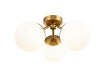 Novel Deckenleuchte, Weiß, Metall, Glas, Vintage,Vintage, rund,rund, 20 cm, RoHS, ISO 9001, Bsci, CE, Lampen & Leuchten, Innenbeleuchtung, Deckenleuchten