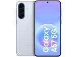 SAMSUNG Smartphone "Galaxy A57 5G", Energieeffizienz: A (A-G), weiß (awesome icyblau), 128 GB, Mobiltelefone
