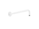 Herzbach Deep White Wandarm 23.960420.1.07 420 mm, für Kopfbrause, weiß matt