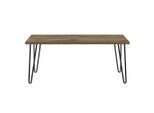 Mid.you , Walnussfarben , Metall, Holzwerkstoff , Holzoptik , rechteckig , 49x45x105 cm , gastro- und objekttauglich ,