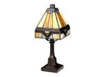 Elstead Lighting , Bronzefarben , Metall, Glas , 30.5x12.5x12.5 cm , Grüner Punkt, RoHS , Beleuchtung, Innenleuchten, Tischlampen, Tischlampen