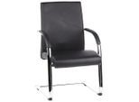 Mid.you , Schwarz , Textil, Leder , Kombination Echtleder/Lederlook,Echtleder , 60x101x49 cm ,